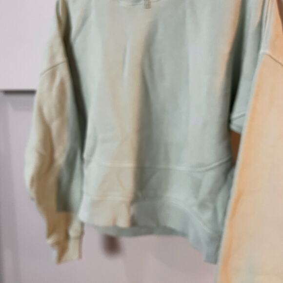 Outdoor Voices Nimbus Quarter Zip Pullover SZ SMALL Sweatshirt MINT GREEN EUC - Picture 6 of 9